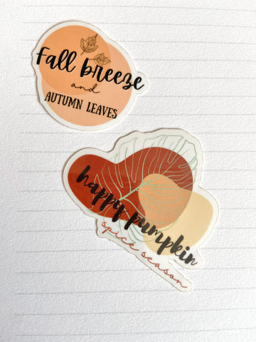 Fall Duo Stickers